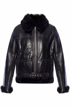 Fur-trimmed jacket, zdjęcie 1 Fur-trimmed jacket od McQ Alexander McQueen